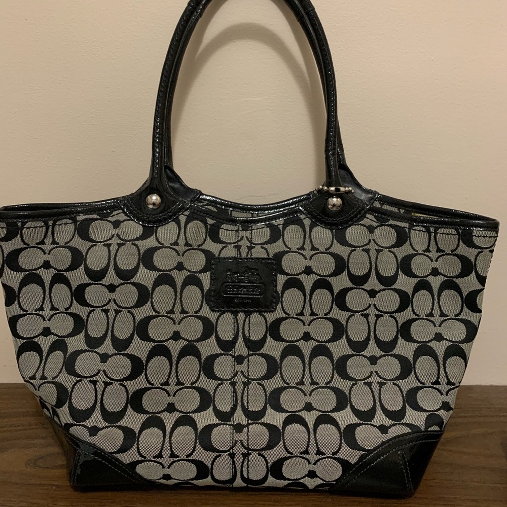Coach Monogram Tote Bag